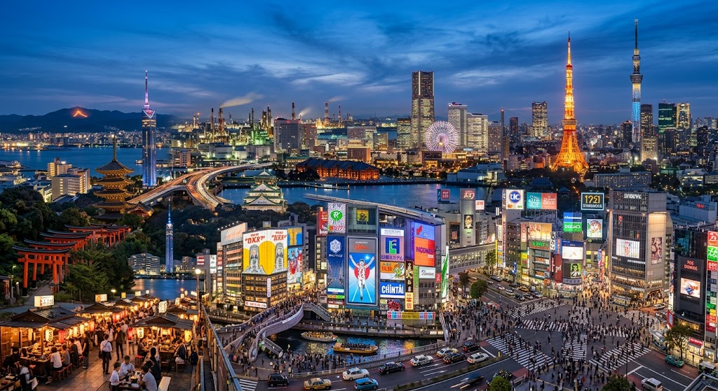 東京の街並みと都市部エリアのイメージ